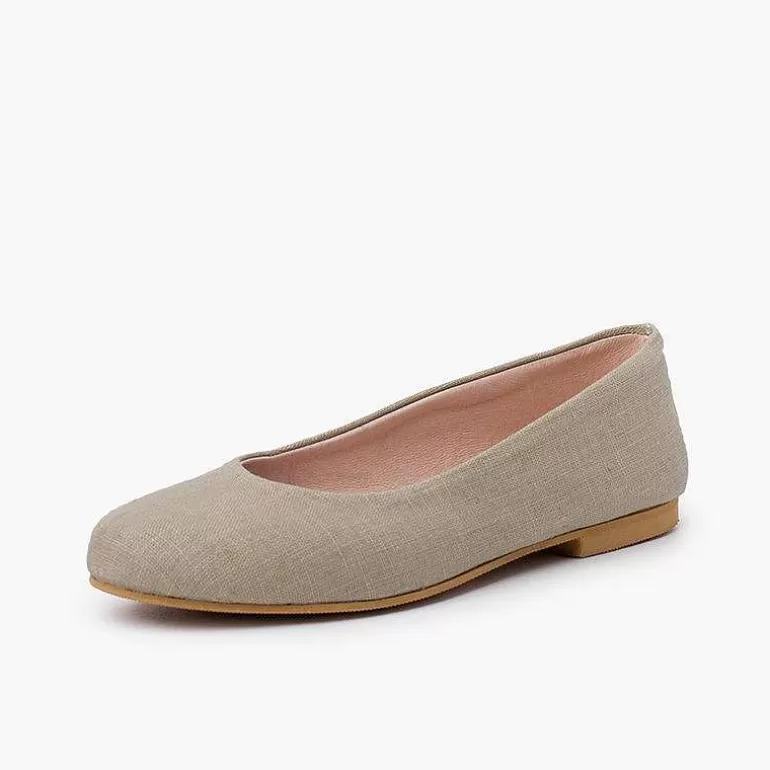 Shop Pisamonas Bailarina De Vestir Lino Niña Y Mujer