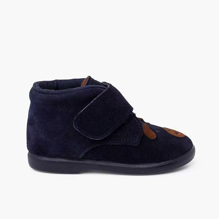 Discount Pisamonas Bota Serraje Perrito Cierre Adherente