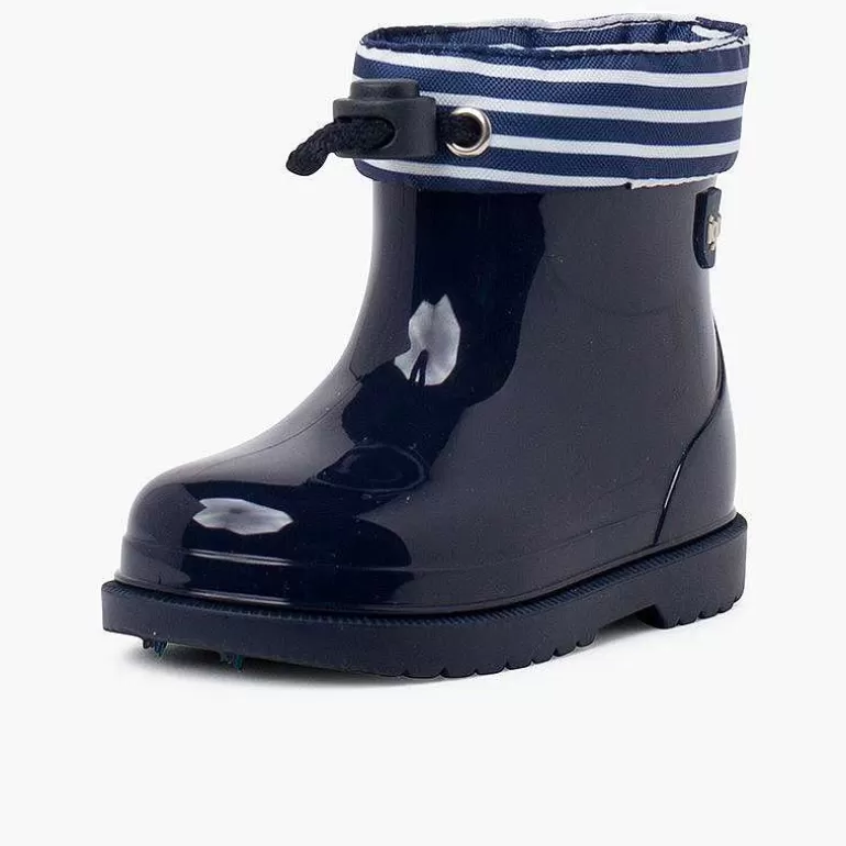 Fashion Pisamonas Botas Agua Ajustables Cuello Rayas