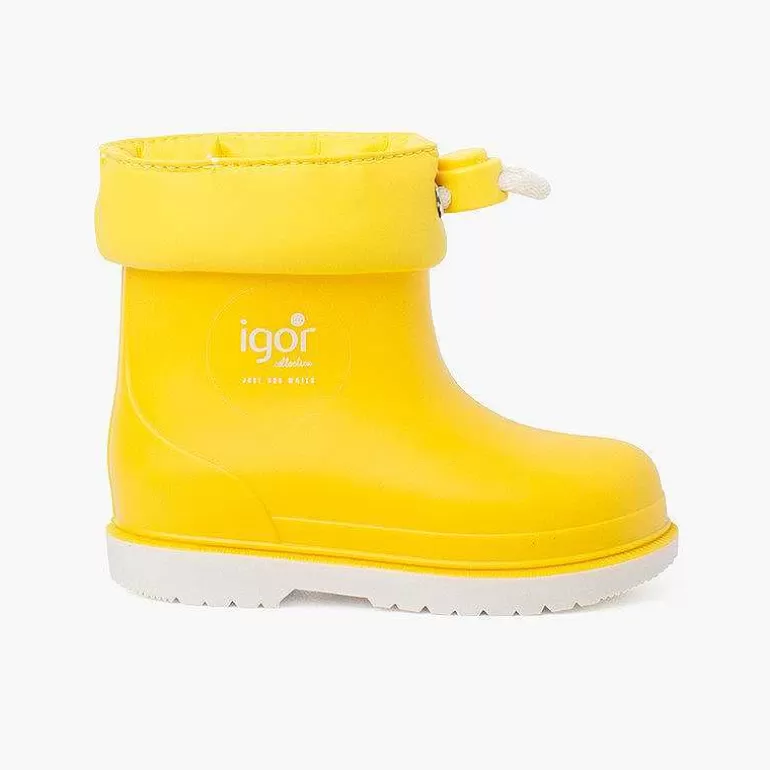New Pisamonas Botas Agua Cana Baja Ajustables Niños Pequenos