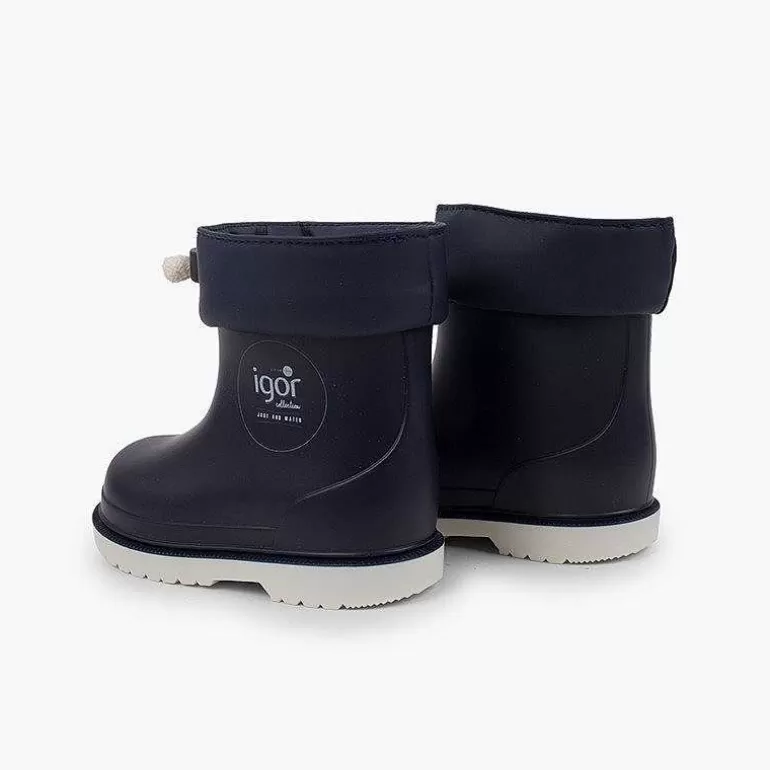 New Pisamonas Botas Agua Cana Baja Ajustables Niños Pequenos