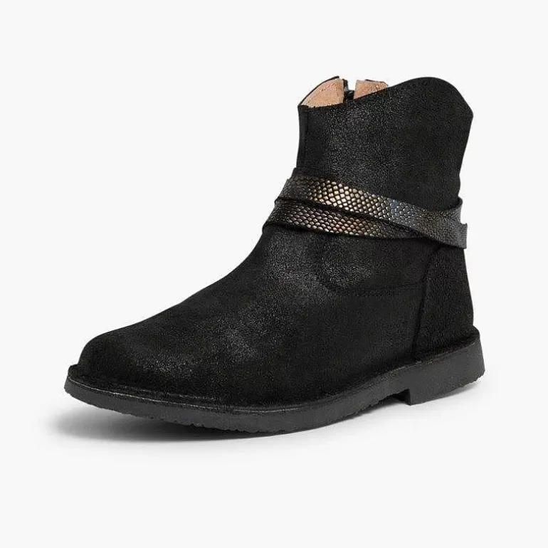 Cheap Pisamonas Botas Bajas Con Adorno Efecto Serpiente