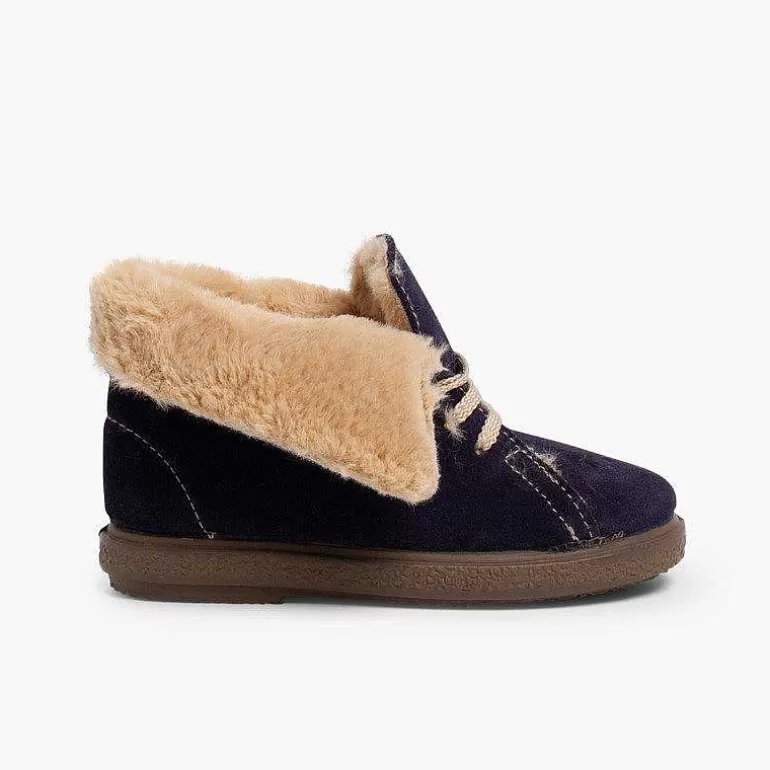 Outlet Pisamonas Botas Calentitas Cuello Vuelto Para Niños