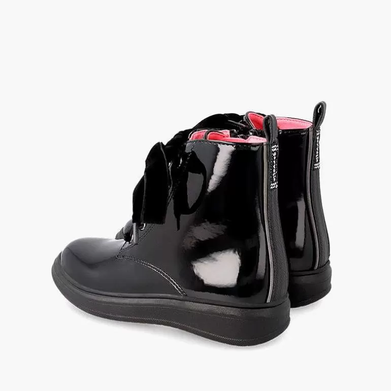 Clearance Pisamonas Botas Cremallera Acabado Charol Garvalin
