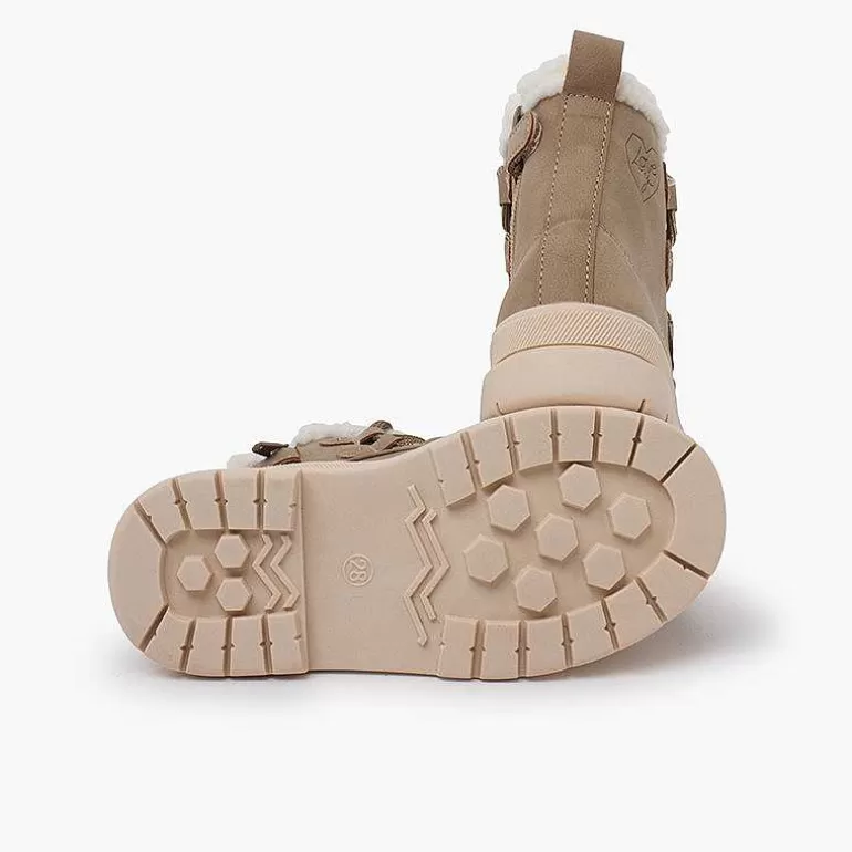 Outlet Pisamonas Botas Garvalin Pelito Cordones Color Topo
