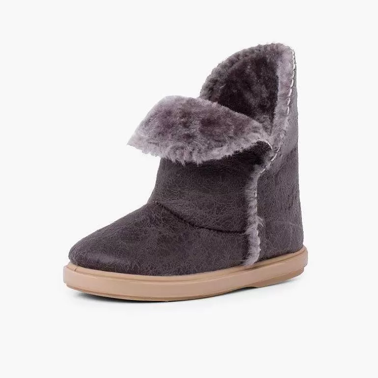 Discount Pisamonas Botas Niña Estilo Australiana Abertura Lateral
