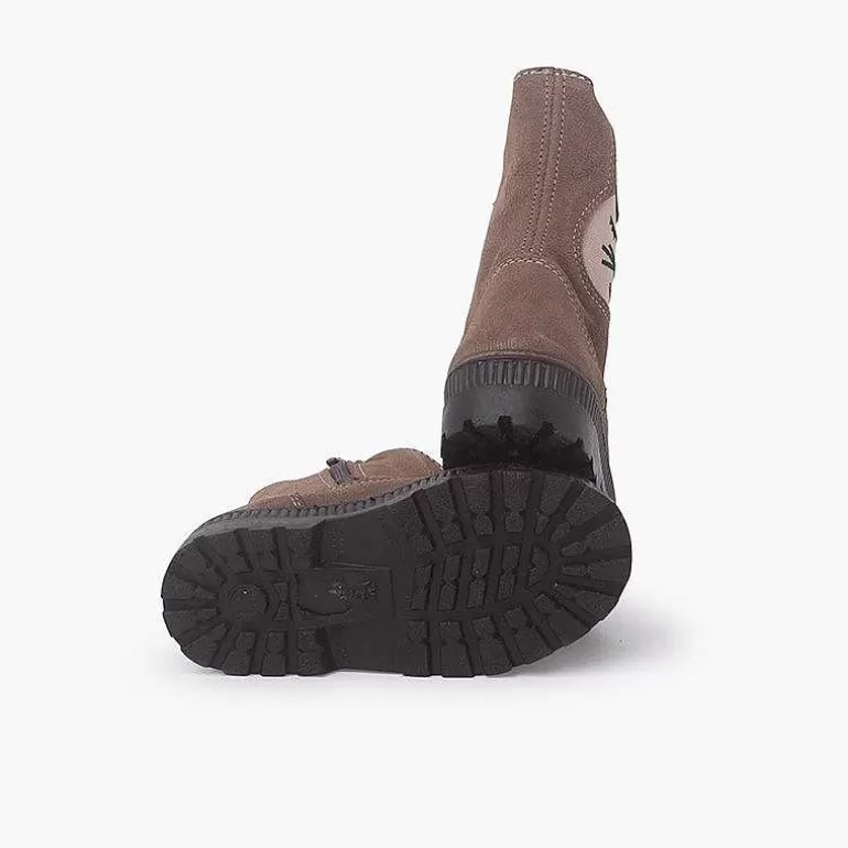 Sale Pisamonas Botas Serraje Elastico Conejo Color Topo