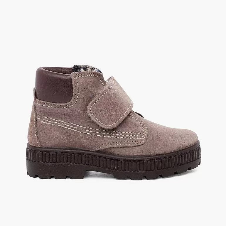 Online Pisamonas Botas Suela Track Cierre Adherente Pespuntes