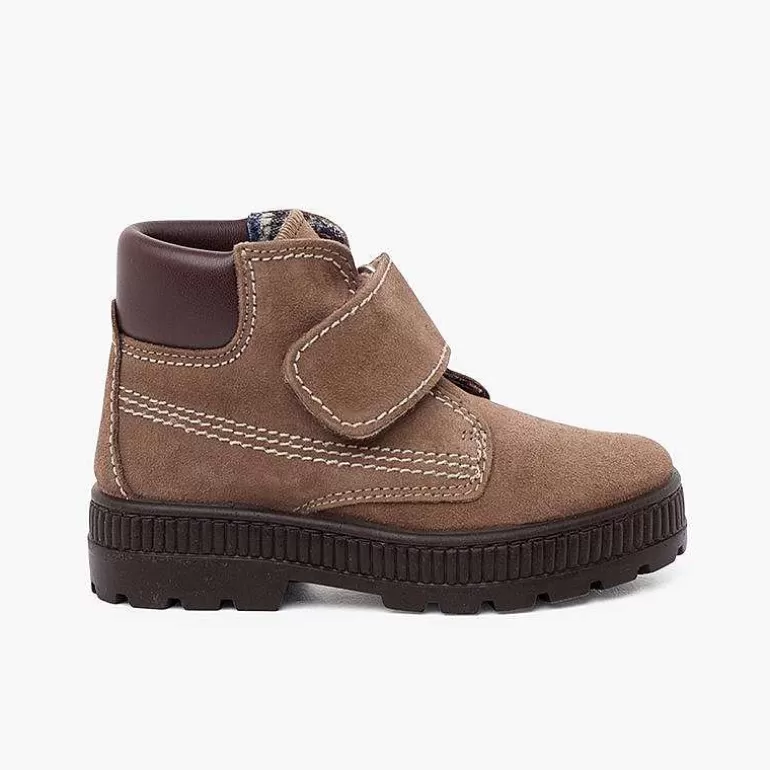 Online Pisamonas Botas Suela Track Cierre Adherente Pespuntes