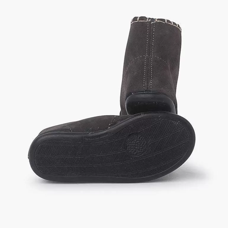 Outlet Pisamonas Botas Tipo Mohicanas Serraje Niños