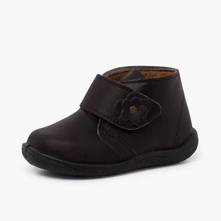 Sale Pisamonas Botitas Niña Piel Lavable Flor