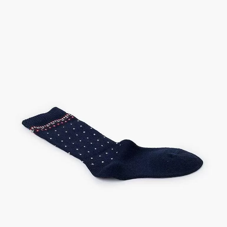 Fashion Pisamonas Calcetines Altos Greca Puntitos