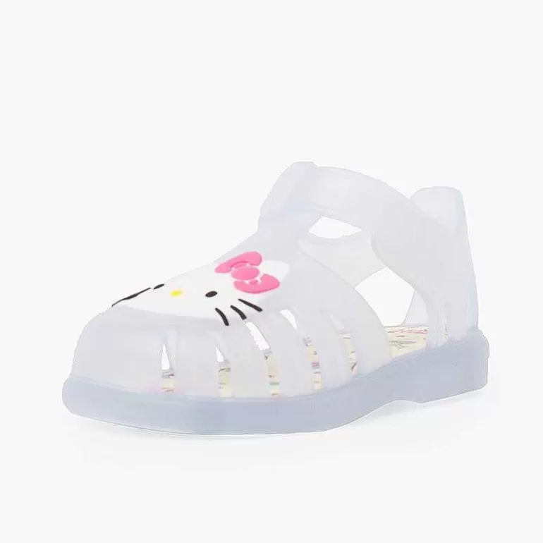 Clearance Pisamonas Cangrejeras Hello Kitty Cierre Adherente