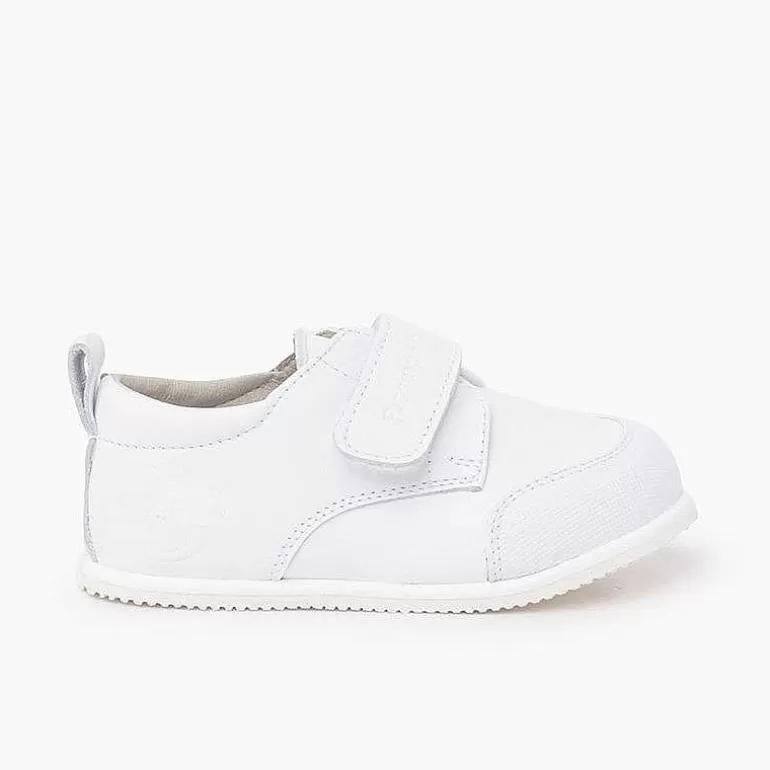 Flash Sale Pisamonas Deportivas Piso Flexible Puntera Reforzada Color Blanco