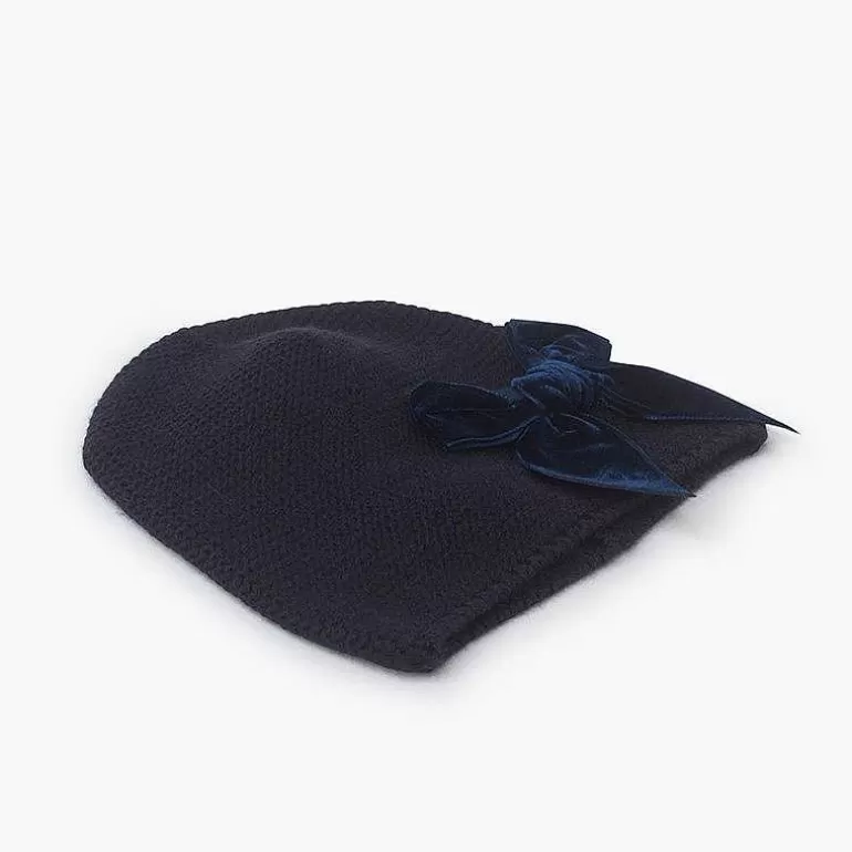 Outlet Pisamonas Gorro Punto Bobo Lazo Terciopelo