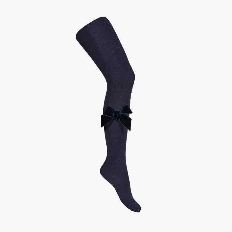 Flash Sale Pisamonas Leotardos Con Lazo Terciopelo