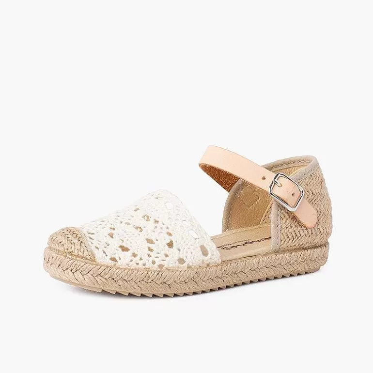 Fashion Pisamonas Sandalia Alpargata Macrame Niña Con Hebilla