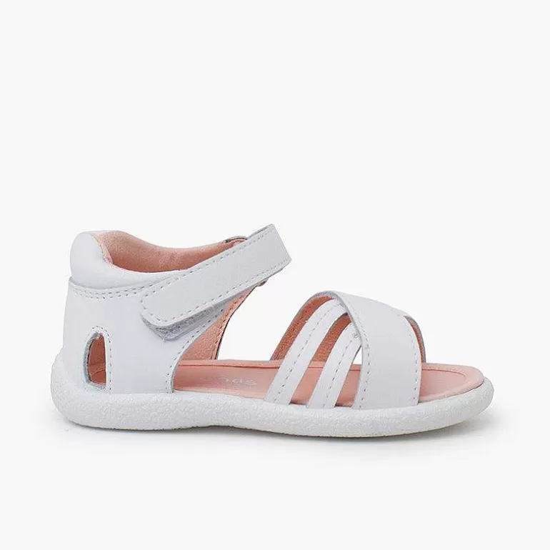 Fashion Pisamonas Sandalias Bebe Niña Tiras Cruzadas