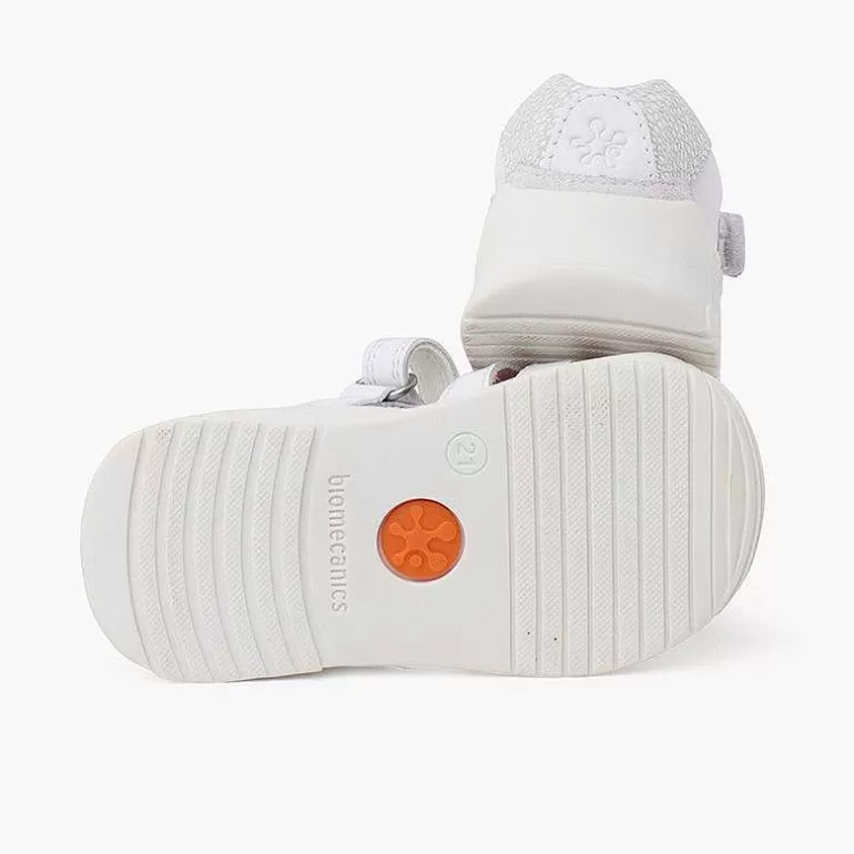New Pisamonas Sandalias Niña Caballito De Mar Biomecanics Color Blanco