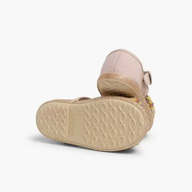 Discount Pisamonas Sandalias Niña Flecos Tipo Alpargata