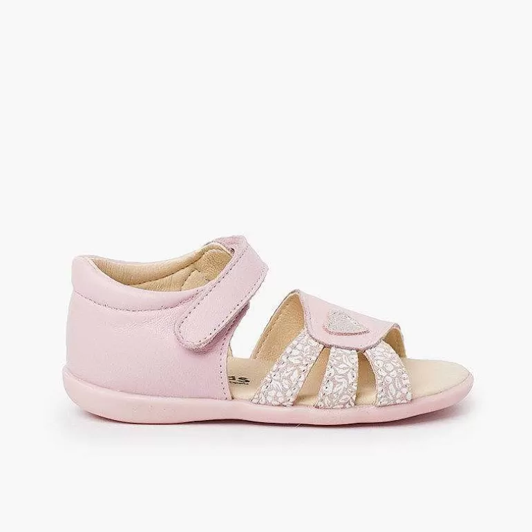 Hot Pisamonas Sandalias Niña Primeros Pasos Corazon