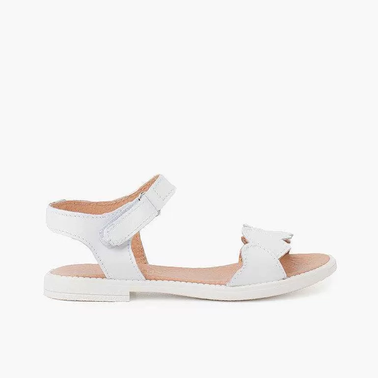 Online Pisamonas Sandalias Niña Y Mujer Piel Corazones