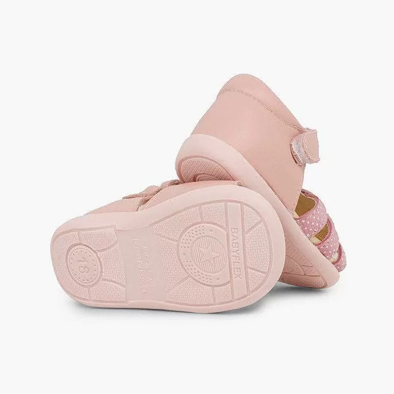 Cheap Pisamonas Sandalias Piel Primeros Pasos Niña Tira Adherente Y Estrella