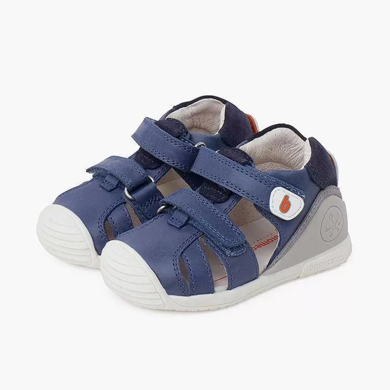 Best Pisamonas Sandalias Unisex Biogateo Doble Cierre Adherente Color Azul