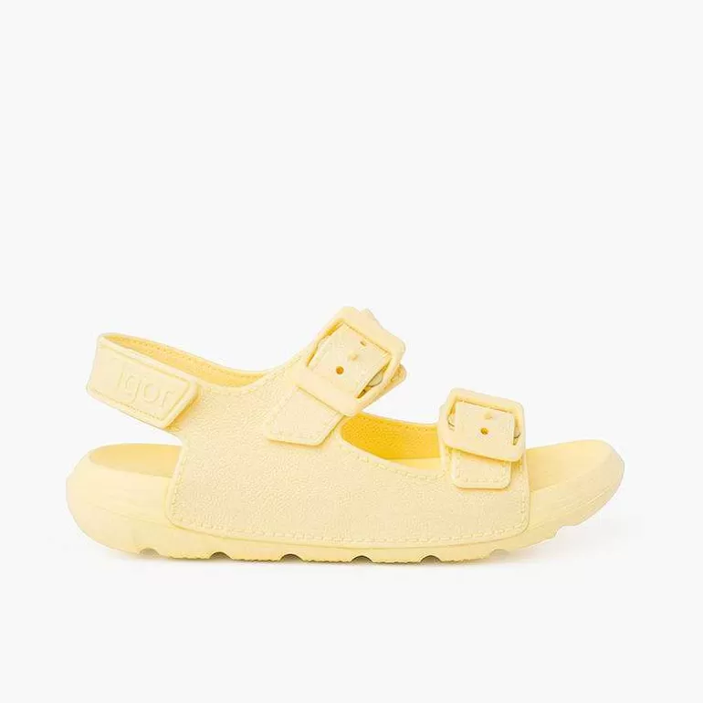 Cheap Pisamonas Sandalias Unisex Con Suela Eva Y Doble Hebilla