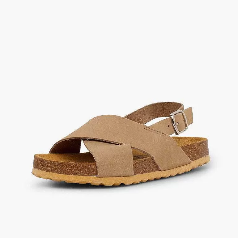 Sale Pisamonas Sandalias Unisex Tiras Cruzadas En Nobuck