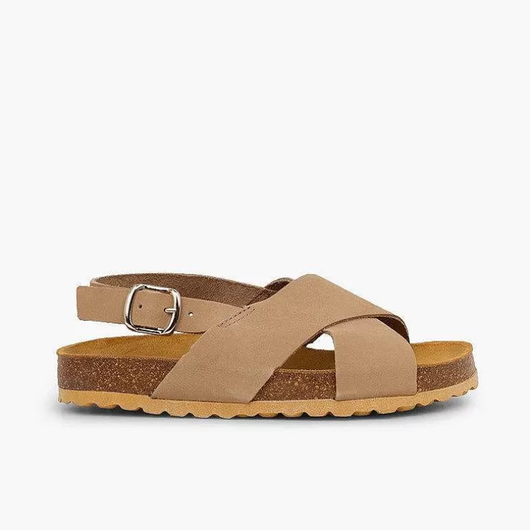 Sale Pisamonas Sandalias Unisex Tiras Cruzadas En Nobuck