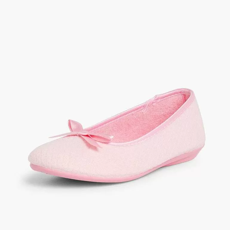 Sale Pisamonas Zapatillas Casa Bailarina Con Lazo
