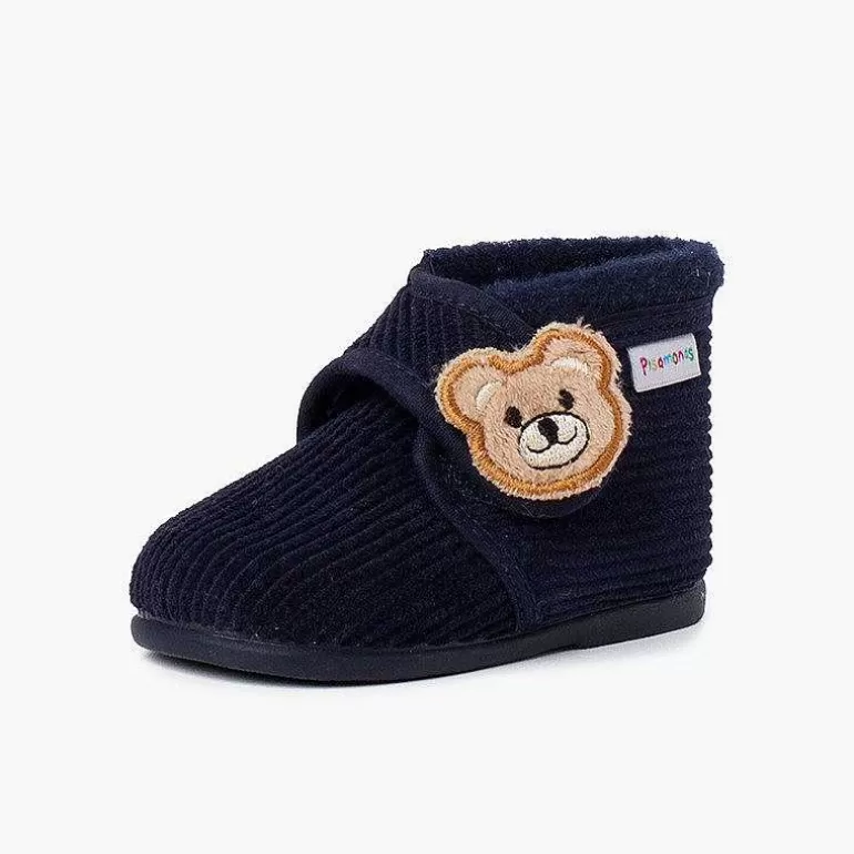 Cheap Pisamonas Zapatillas Casa Botita Pana Oso Niños