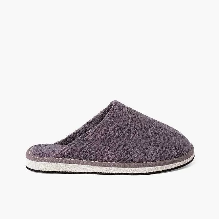 Online Pisamonas Zapatillas Casa Cerradas Toalla Niño Color Gris Oscuro