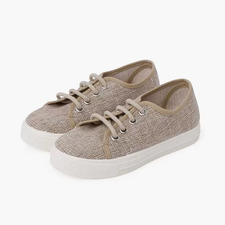 Cheap Pisamonas Zapatillas Lino Con Cordones