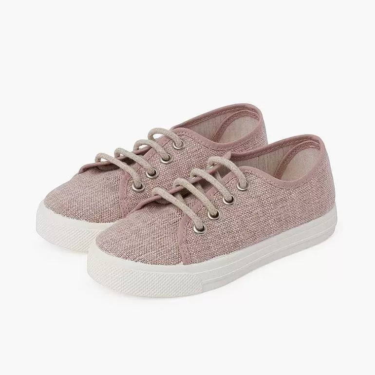 Cheap Pisamonas Zapatillas Lino Con Cordones