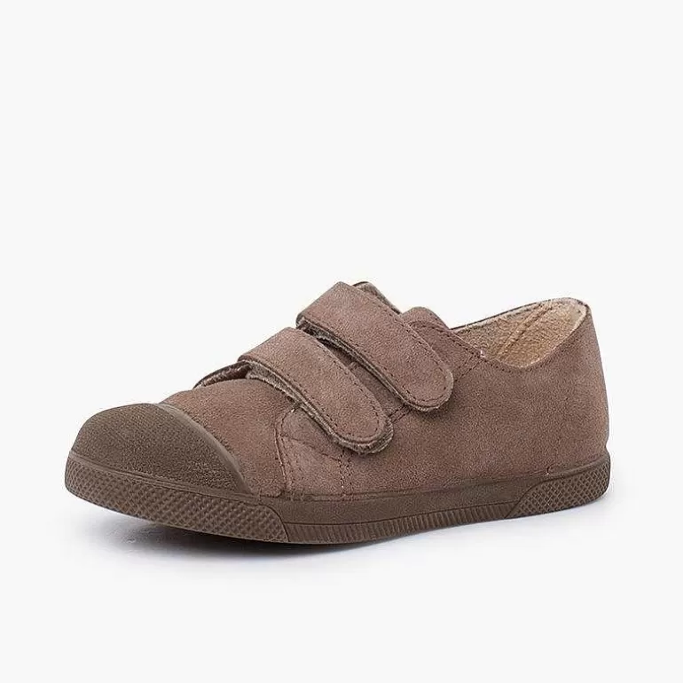 Cheap Pisamonas Zapatillas Serraje Niños Puntera Goma