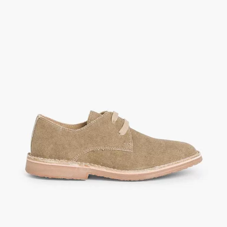 Shop Pisamonas Zapato Blucher Tela De Saco