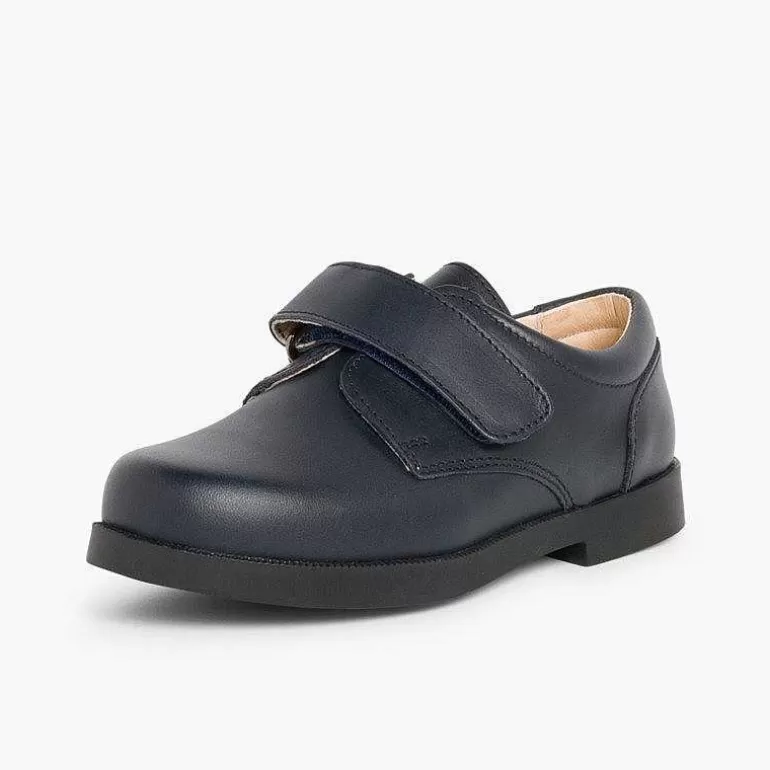 Fashion Pisamonas Zapato Colegial Escolares Niño Tira Adherente