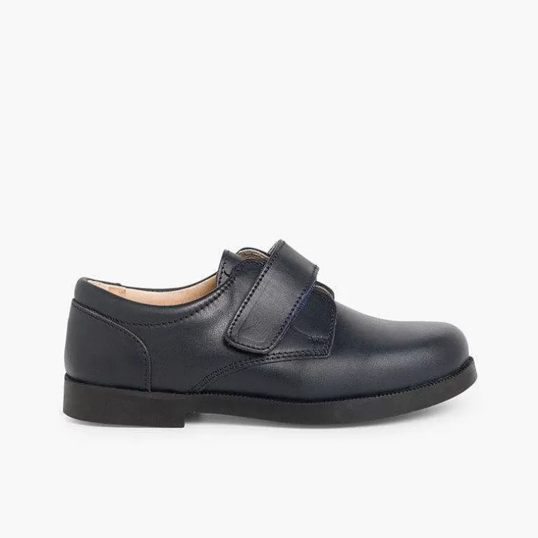 Fashion Pisamonas Zapato Colegial Escolares Niño Tira Adherente